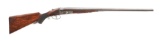 (C) FINE AND UNUSUAL PARKER DH GRADE 12 GAUGE SIDE BY SIDE SHOTGUN.