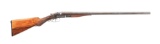 (C) BAKER B GRADE 12 GAUGE SIDE BY SIDE SHOTGUN.