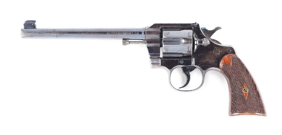 (C) COLT OFFICERS MODEL TARGET .38 REVOLVER