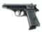 (M) WALTHER PP .380 ACP SEMI-AUTOMATIC PISTOL WITH CASE AND PERMIT.