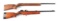 (M)TARGET SHOOTERS LOT OF 2: (A) REMINGTON 540XR AND (B) KIMBER MODEL 82 GOVERNMENT BOLT ACTION RIFL