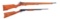 (C) LOT OF 2: SAVAGE NRA AND MARLIN MODEL 18 RIFLES.