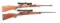 (M) LOT OF 2: WINCHESTER 70 AND 70XTR BOLT ACTION RIFLES WITH SCOPES.