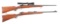 (C) LOT OF 2: RUGER 77 AND REMINGTON 700 BOLT ACTIONS RIFLES.