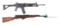 (M) LOT OF TWO SEMI AUTOMATIC RIFLES: RAPID FIRE .223 GALIL ARM AND RUSSIAN TULA SKS
