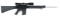(M) DPMS LR308 SEMI AUTOMATIC RIFLE WITH SCOPE, CASE, ACCESSORIES.