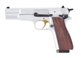 (M) BROWNING HI-POWER SEMI-AUTOMATIC PISTOL WITH CASE.