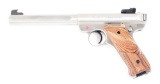 (M) RUGER MARK II COMPETITION TARGET .22 LONG RIFLE SEMI AUTOMATIC PISTOL.