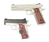 (M) LOT OF TWO: KIMBER GOLD COMBAT AND ULTRA CRIMSON CARRY II SEMI AUTOMATIC PISTOL.
