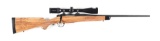 (M) KIMBER 84M BOLT ACTION RIFLE WITH SCOPE.