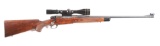 (C) GRIFFIN & HOWE WINCHESTER MODEL 70 BOLT ACTION RIFLE WITH SCOPE.