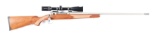 (M) ER SHAW MARK VII BOLT ACTION 7MM WEATHERBY MAGNUM RIFLE WITH SCOPE.