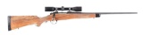 (M) KIMBER 84M SELECT GRADE .308 BOLT ACTION RIFLE WITH SCOPE.