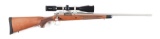 (M) REMINGTON 700 LIMITED BOLT ACTION RIFLE WITH SCOPE.
