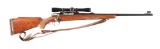 (C) BROWNING SAFARI BOLT ACTION .338 WIN MAG RIFLE WITH SCOPE.