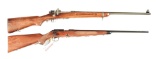 (C+M) LOT OF 2: WINCHESTER MODEL 52B & SPRINGFIELD M2 BOLT ACTION RIFLES.