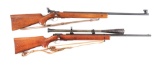(M) LOT OF 2: WINCHESTER MODEL 75 BOLT ACTION RIFLES.