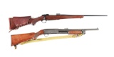 (M) LOT OF 2: RUGER M77 .30-06 BOLT ACTION RIFLE WITH AN ITHACA M37 FEATHERWEIGHT 12 GAUGE PUMP ACTI
