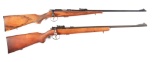 (M+C) LOT OF 2: .22 BOLT ACTION RIFLES FROM MAUSER AND MANSOURA.