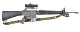 (M) PRE BAN COLT SP1 AR-15 SEMI AUTOMATIC RIFLE WITH SCOPE AND ACCESSORIES.