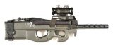 (M) FN PS90 SEMI AUTOMATIC BULLPUP CARBINE WITH STEALTH TACTICAL RED DOT SIGHT.