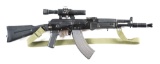 (M) ARSENAL SLR107CR 7.62X39 AK PATTERN RIFLE WITH POSP 4X24 FIXED POWER SCOPE.