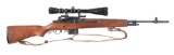 (M) SPRINGFIELD ARMORY M1A SEMI AUTOMATIC RIFLE WITH SCOPE.