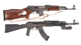 (M) LOT OF 2: NORINCO MAK90 AND CHINESE AK47 SEMI AUTOMATIC RIFLES.