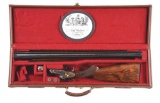 (M) CHARLES BOSWELL 20 BORE SLE SIDE BY SIDE SHOTGUN WITH CASE (1909).