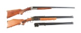 (C) LOT OF 2: (A) SAVAGE FOX MODEL B SIDE BY SIDE SHOTGUN AND (B) SAVAGE MODEL 24 OVER UNDER COMBINA