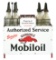 OUTSTANDING MOBIL GARGOYLE MOTOR OIL AUTHORIZED SERVICE STATION OIL BOTTLE RACK W/ GLASS BOTTLES.