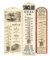 LOT OF 3: WOODEN ADVERTISING THERMOMETERS.