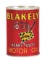 BLAKELY HEAVY DUTY MOTOR OIL ONE QUART CAN W/ RACE CAR GRAPHIC.