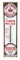 RED CROWN GASOLINE POWER MILEAGE PORCELAIN THERMOMETER.