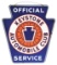KEYSTONE AUTOMOBILE CLUB OFFICIAL SERVICE PORCELAIN SIGN.