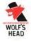 NEW OLD STOCK WOLF'S HEAD MOTOR OIL TIN CURB SIGN W/ ORIGINAL STAND AND SHIPPING BOX.