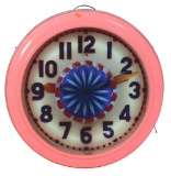 CLEVELAND ELECTRIC NEON SPINNER CLOCK.