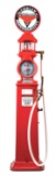 RARE WAYNE MODEL 800 GAS PUMP RESTORED IN INDEPENDENT GASOLINE.
