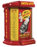 AUTO LITE SPARK PLUGS LIGHT UP COUNTERTOP DISPLAY CABINET.
