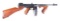 (N) WEST HURLEY THOMPSON SEMI-AUTOMATIC CARBINE WITH HARD CASE (SHORT BARRELED RIFLE).