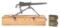 (N) SCARCE CASED TIPPMAN FULLY AUTOMATIC FUNCTIONAL MINIATURE REPLICA OF BROWNING MODEL 1919A4 BROWN