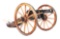WELL-MADE FULL SCALE 3 POUNDER REVOLUTIONARY WAR STYLE CANNON WITH ACCESSORIES.