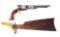 (A) COLT MODEL 1860 ARMY SINGLE ACTION REVOLVER WITH REPRODUCTION SHOULDER STOCK.