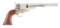 (A) RARE COLT MODEL 1872 OPEN TOP .44 RF REVOLVER.