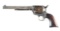 (A) RARE, EARLY PRODUCTION 4 DIGIT COLT 1873 SINGLE ACTION CIVILIAN MODEL.