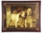 FRAMED WINCHESTER DOGS ADVERTISEMENT POSTER.