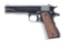 (C) FANTASTIC COLT .38 SUPER SEMI AUTOMATIC PISTOL WITH BOX AND FACTORY LETTER.