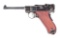 (C) DWM M-2 PORTUGUESE CONTRACT LUGER SEMI-AUTOMATIC PISTOL.