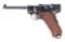 (C) DWM 1900 SWISS LUGER SEMI AUTOMATIC PISTOL.
