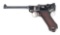 (C) DWM 1908 NAVY LUGER SEMI AUTOMATIC PISTOL.